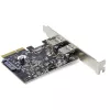 StarTech.com 2-pordine USB PCIe kaart kiirusega 10 Gbps pordi kohta – USB 3.1/3.2 Gen 2 Type-A PCI Express 3.0 x2 hostkontrolleri laienduskaart – lisaseadme adapterkaart – täis-/madalprofiil – Windows ja Linux