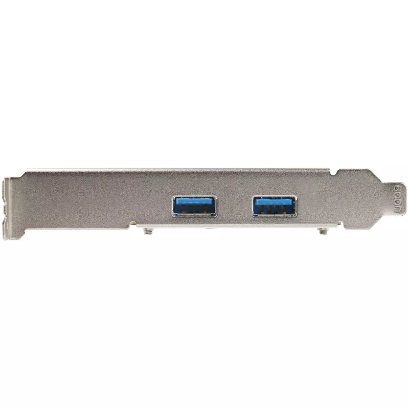 StarTech.com 2-pordine USB PCIe kaart kiirusega 10 Gbps pordi kohta – USB 3.1/3.2 Gen 2 Type-A PCI Express 3.0 x2 hostkontrolleri laienduskaart – lisaseadme adapterkaart – täis-/madalprofiil – Windows ja Linux