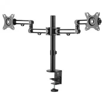 StarTech.com lauale kinnitatav kahe monitori käsi - lauaklamber, VESA-ühilduv monitorikinnitus kuni 32-tollistele ekraanidele - ergonoomiline liigendatud monitorikäsi - kõrguse reguleerimine/kallutamine/pööramine/rotatsioon