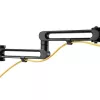 StarTech.com lauale kinnitatav kahe monitori käsi - lauaklamber, VESA-ühilduv monitorikinnitus kuni 32-tollistele ekraanidele - ergonoomiline liigendatud monitorikäsi - kõrguse reguleerimine/kallutamine/pööramine/rotatsioon