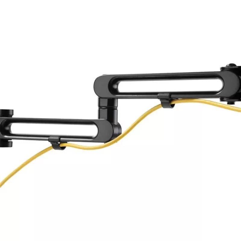 StarTech.com lauale kinnitatav kahe monitori käsi - lauaklamber, VESA-ühilduv monitorikinnitus kuni 32-tollistele ekraanidele - ergonoomiline liigendatud monitorikäsi - kõrguse reguleerimine/kallutamine/pööramine/rotatsioon