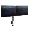StarTech.com lauale kinnitatav kahe monitori käsi - lauaklamber, VESA-ühilduv monitorikinnitus kuni 32-tollistele ekraanidele - ergonoomiline liigendatud monitorikäsi - kõrguse reguleerimine/kallutamine/pööramine/rotatsioon