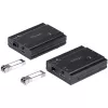 StarTech.com 4K HDMI KVM-pikendaja üle fiiberoptika – HDMI-video ja USB-kaug-KVM-lüliti/konsoolipikendaja – kuni 984 jalga/300 m (mitmemoodiline) – 2x 10G MMF SFP+ moodulit – KVM-pikenduskomplekt (TX/RX)