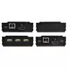 StarTech.com 4K HDMI KVM-pikendaja üle fiiberoptika – HDMI-video ja USB-kaug-KVM-lüliti/konsoolipikendaja – kuni 984 jalga/300 m (mitmemoodiline) – 2x 10G MMF SFP+ moodulit – KVM-pikenduskomplekt (TX/RX)