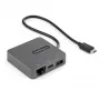 StarTech.com USB-C mitmepordiadapter - USB 3.1 Gen 2 USB-C minidokk - USB-C to 4K HDMI või 1080p VGA video - 10Gbps USB-A USB-C, GbE - kaasaskantav reisimissülearvuti dokk - töötab Thunderbolt 3-ga