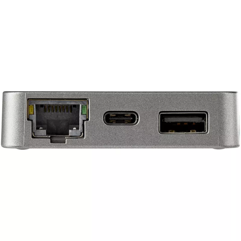 StarTech.com USB-C mitmepordiadapter - USB 3.1 Gen 2 USB-C minidokk - USB-C to 4K HDMI või 1080p VGA video - 10Gbps USB-A USB-C, GbE - kaasaskantav reisimissülearvuti dokk - töötab Thunderbolt 3-ga