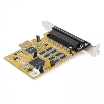 StarTech.com 8-pordiline PCI Express RS232 jadaadapterkaart, PCIe RS232 jadakaart, 16C1050 UART, mitmepordiline jada DB9 kontroller/laienduskaart, 15 kV ESD kaitse, ainult Windowsile – TAA