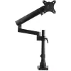 StarTech.com lauale kinnitatav monitorihoidik 2x USB 3.0 pordiga, täisliikuv ühe monitori alus, kuni 34-tollisele (17,6 naela/8 kg) VESA-ekraanile, klamber-/läbiviigukinnitus, mehaaniline vedru
