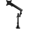 StarTech.com lauale kinnitatav monitorihoidik 2x USB 3.0 pordiga, täisliikuv ühe monitori alus, kuni 34-tollisele (17,6 naela/8 kg) VESA-ekraanile, klamber-/läbiviigukinnitus, mehaaniline vedru