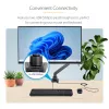StarTech.com lauale kinnitatav monitori õlg 2 USB 3.0 pordiga, õhuke täisliikuv ühe monitori kinnitus, kuni 34 tolli (17,6 naela/8 kg) VESA ekraan, klambri-/aasakinnitus, mehaaniline vedru