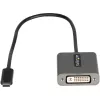 StarTech.com USB-C - DVI-adapter - 1920x1200p USB-C - DVI-D-adapteri dongel - USB USB-C - DVI-ekraan/monitor - videomuundur - Thunderbolt 3-ga ühilduv - 12-tolline pikk lisakaabel - CDP2DVI täiendatud versioon