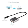 StarTech.com USB-C - DVI-adapter - 1920x1200p USB-C - DVI-D-adapteri dongel - USB USB-C - DVI-ekraan/monitor - videomuundur - Thunderbolt 3-ga ühilduv - 12-tolline pikk lisakaabel - CDP2DVI täiendatud versioon