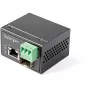 StarTech.com PoE+ tööstuslik fiiber Etherneti meediumimuundur 30W - SFP RJ45-le - ühemoodiline/mitmemoodiline fiiber vask Gigabit Ethernetile - mini/kompaktne suurus - IP-30/ -40 kuni +75°C