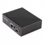 StarTech.com PoE+ tööstuslik fiiber-Ethernet meediakonverter 60W - SFP RJ45-le - ühemoodiline/mitmemoodiline fiiber vask-Gigabit Ethernetile - kompaktne suurus - IP-30/ -40 kuni +75°C