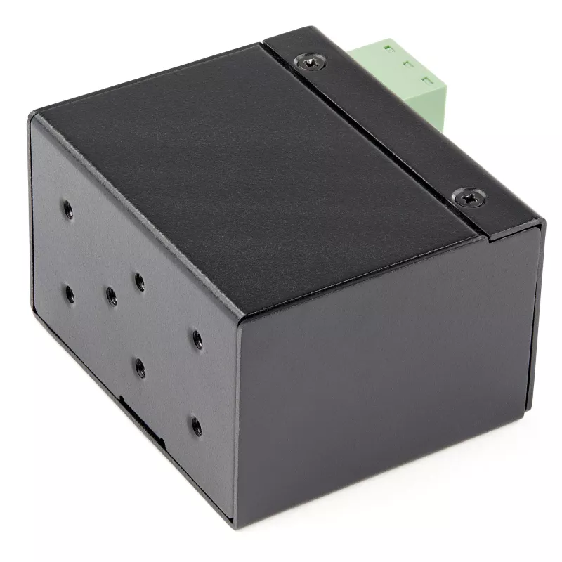 StarTech.com Industrial Fiber to Ethernet Media Converter - 100Mbps SFP to RJ45/Cat6 - Singlemode/Multimode Optical Fiber to Copper võrk - 12-56V DC - IP-30/ -40 to +75C