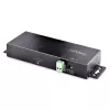 StarTech.com 7-pordiline tööstuslik USB 10 Gbps jaotur toiteadapteriga, metallist, paigaldatav, 5x USB-A ja 2x USB-C allavooluporti, ESD-kaitse, toitega USB-jaotur, TAA