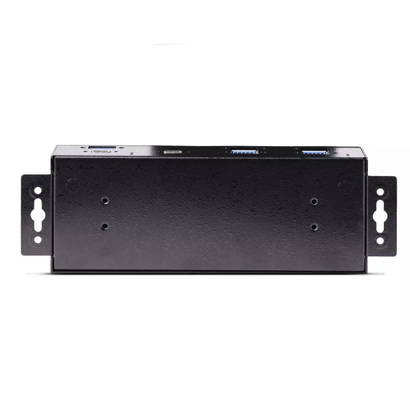 StarTech.com 7-pordiline tööstuslik USB 10 Gbps jaotur toiteadapteriga, metallist, paigaldatav, 5x USB-A ja 2x USB-C allavooluporti, ESD-kaitse, toitega USB-jaotur, TAA