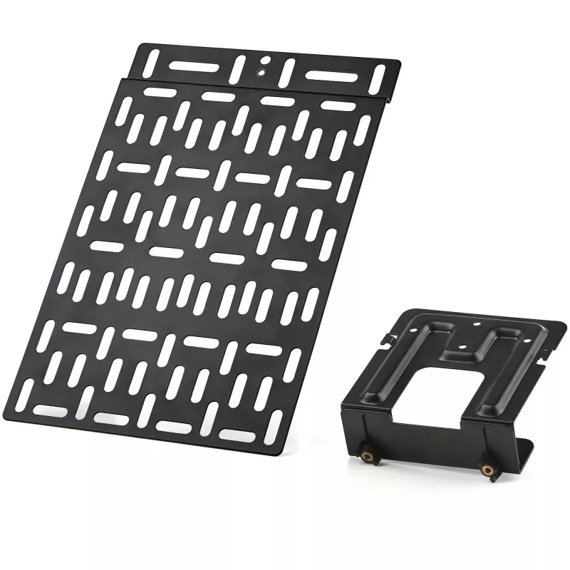 StarTech.com Universal TV Accessory Mount - reguleeritav teleri- ja seinakinnitusklamber - meediapleierid/ruuter/modem/AV-lülitid ja pikendajad/Apple TV - peidetud kaablikarbi kinnitus teleri taha - 5 kg