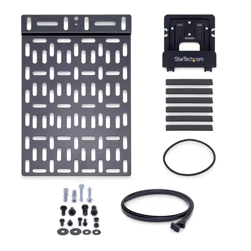 StarTech.com Universal TV Accessory Mount - reguleeritav teleri- ja seinakinnitusklamber - meediapleierid/ruuter/modem/AV-lülitid ja pikendajad/Apple TV - peidetud kaablikarbi kinnitus teleri taha - 5 kg
