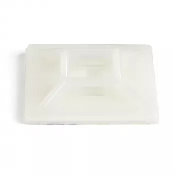 StarTech.com 100 tk kaablisideme kinnitusplaadid isekleepuva teibiga 0,21 tolli (5,5 mm) laiadele sidemetele – nailonist/plastist tõmblukuga kinnitusplaadid – elektri-/võrgukaabli mähiskinnitused / 94V-2 tule- ja UL-hinnatud TAA