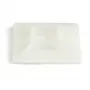 StarTech.com 100 tk kaablisideme kinnitusplaadid isekleepuva teibiga 0,21 tolli (5,5 mm) laiadele sidemetele – nailonist/plastist tõmblukuga kinnitusplaadid – elektri-/võrgukaabli mähiskinnitused / 94V-2 tule- ja UL-hinnatud TAA