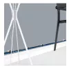 StarTech.com 100 tk kaablisideme kinnitusplaadid isekleepuva teibiga 0,21 tolli (5,5 mm) laiadele sidemetele – nailonist/plastist tõmblukuga kinnitusplaadid – elektri-/võrgukaabli mähiskinnitused / 94V-2 tule- ja UL-hinnatud TAA
