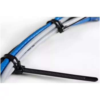 StarTech.com 10 tolli (25 cm) korduvkasutatavad kaablisidemed – 1/4 tolli (7 mm) laiad, 2-1/2 tolli (65 mm) kimbu läbimõõt, 50 naela (22 kg) tõmbetugevus, vabastatavad nailonsidemed, sise-/välistingimustesse, 94V-2/UL loetletud, 100 pakk – must