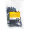 StarTech.com 6-tollised (15 cm) korduvkasutatavad kaablisidemed - 1/4 tolli (7 mm) laiad, 1-3/8 tolli (35 mm) kimbu läbimõõt, 50 naela (22 kg) tõmbetugevus, avatavad nailonsidemed, sise-/välistingimustesse, 94V-2/UL loetletud, 100 tk pakend - Must
