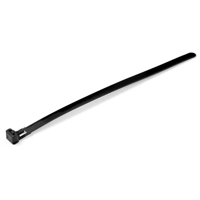 StarTech.com 8 tolli (20 cm) korduvkasutatavad kaablisidemed – 1/4 tolli (7 mm) laiad, 1-7/8 tolli (50 mm) kimbu läbimõõt, 50 naela (22 kg) tõmbetugevus, vabastatavad nailonsidemed, sise-/välistingimustes, 94V-2/UL loetletud, 100 tk pakend – must