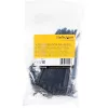 StarTech.com 5 tolli (12 cm) korduvkasutatavad kaablisidemed – 1/4 tolli (7 mm) laiad, 1-1/8 tolli (30 mm) kimbu läbimõõt, 50 naela (22 kg) tõmbetugevus, vabastatavad nailonsidemed, sise-/välistingimustesse, 94V-2/UL nimekirjas, 100 pakk – must