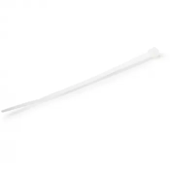 StarTech.com 4-tollised (10cm) kaablisidemed - 1/16 tolli (2mm) laiad, 7/8 tolli (22mm) kimbu läbimõõt, 18 naela (8kg) tõmbetugevus, nailonist iselukustuvad tõmbsidemed kumera otsaga - 94V-2/UL nimekirjas, 1000 pakk - valge