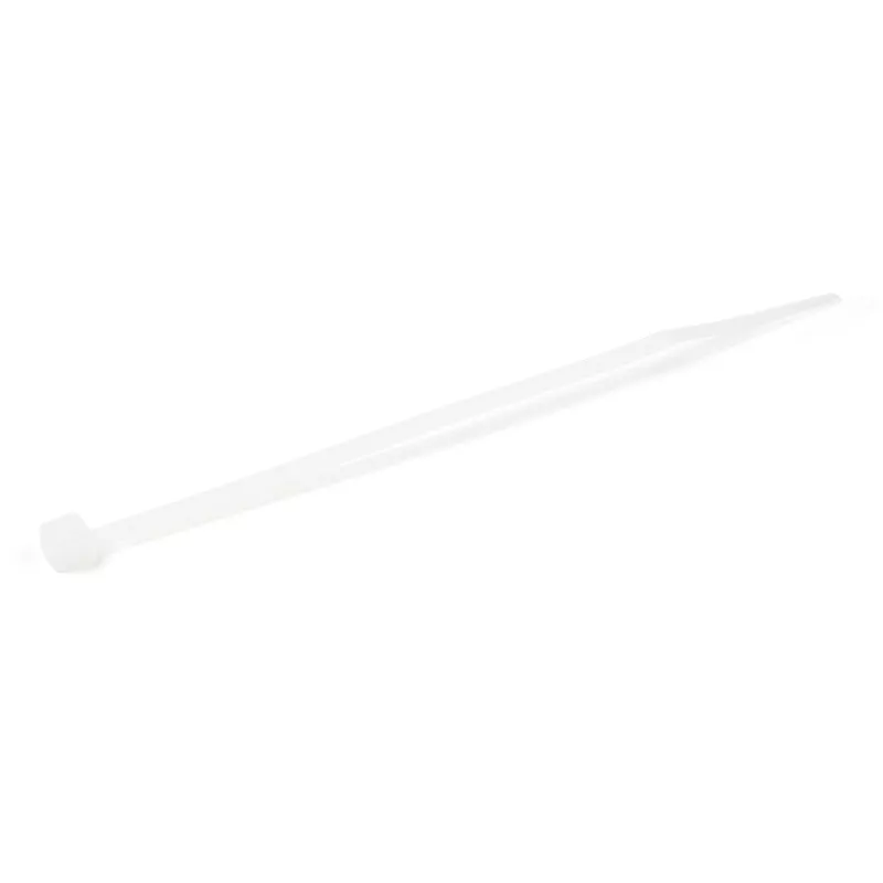 StarTech.com 4-tollised (10cm) kaablisidemed - 1/16 tolli (2mm) laiad, 7/8 tolli (22mm) kimbu läbimõõt, 18 naela (8kg) tõmbetugevus, nailonist iselukustuvad tõmbsidemed kumera otsaga - 94V-2/UL nimekirjas, 1000 pakk - valge