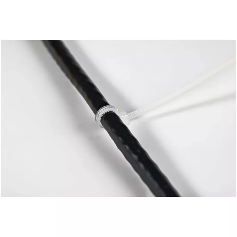 StarTech.com 4-tollised (10cm) kaablisidemed - 1/16 tolli (2mm) laiad, 7/8 tolli (22mm) kimbu läbimõõt, 18 naela (8kg) tõmbetugevus, nailonist iselukustuvad tõmbsidemed kumera otsaga - 94V-2/UL nimekirjas, 1000 pakk - valge