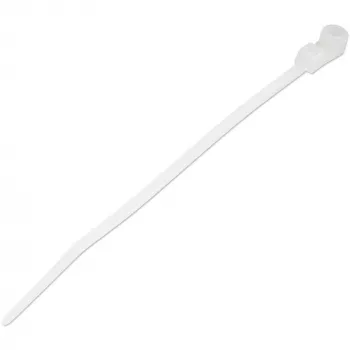 StarTech.com 4 tolli (10 cm) kaablisidemed kinnitusauguga – 1/16 tolli (2 mm) lai, 7/8 tolli (24 mm) kimbu läbimõõt, 18 naela (8 kg) tõmbetugevus, nailon 66 iselukustuvad sidemed kruviauguga, UL loetletud, 100 tk pakend