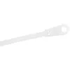 StarTech.com 4 tolli (10 cm) kaablisidemed kinnitusauguga – 1/16 tolli (2 mm) lai, 7/8 tolli (24 mm) kimbu läbimõõt, 18 naela (8 kg) tõmbetugevus, nailon 66 iselukustuvad sidemed kruviauguga, UL loetletud, 100 tk pakend