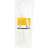 StarTech.com 10 tolli (25 cm) kaablisidemed – 1/8 tolli (4 mm) laius, 2-5/8 tolli (68 mm) kimbu läbimõõt, 50 naela (22 kg) tõmbetugevus, nailonist iselukustuvad tõmbsidemed kumera otsaga – 94V-2/UL loetletud, 100 tk pakend – valge