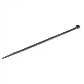 StarTech.com 8-tolline (20cm) kaabliside - 1/8 tolli (4mm) lai, 2-1/8 tolli (55mm) kimbu läbimõõt, 22,7 kg tõmbetugevus, nailonist iselukustuv kaabliside kumera otsaga - 94V-2/UL loetletud, 1000 pakis - Must