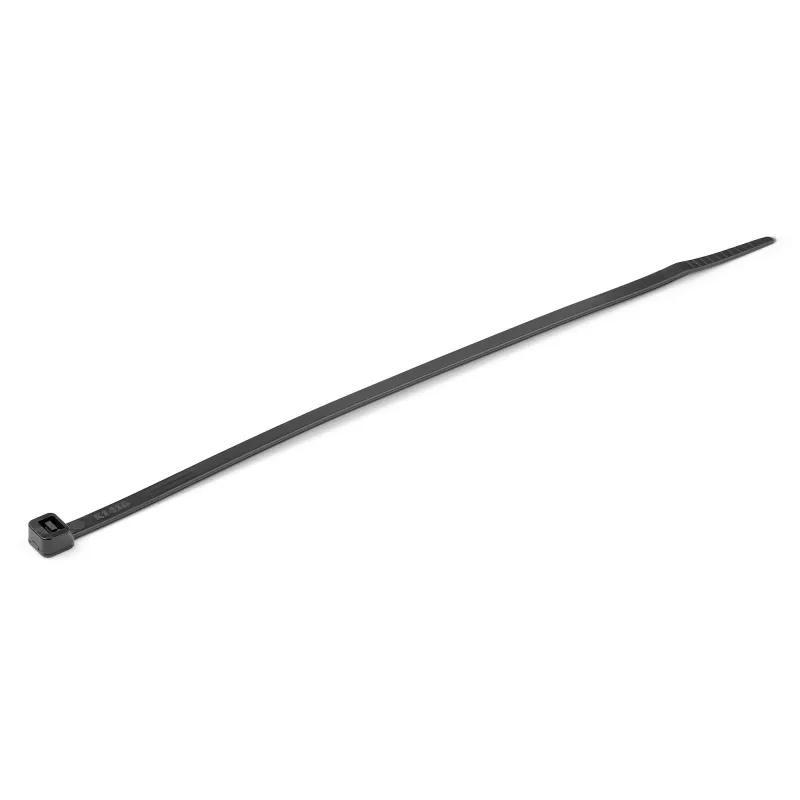 StarTech.com 8-tolline (20cm) kaabliside - 1/8 tolli (4mm) lai, 2-1/8 tolli (55mm) kimbu läbimõõt, 22,7 kg tõmbetugevus, nailonist iselukustuv kaabliside kumera otsaga - 94V-2/UL loetletud, 1000 pakis - Must
