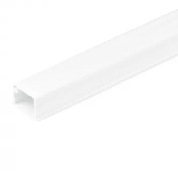 StarTech.com Solid kaabel Management Raceway with Adhesive Tape & Cover, 3/4 inch(19mm)W x 1/2 inch(13mm)H - 6ft(1.8m) length, PVC võrk/Power Cord Hider Kit - Wall Wire Duct System, UL Listed