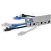 StarTech.com Avatud piluga kaablihaldustrenn koos kattega, 1-1/2 tolli (38 mm) L x 1 toll (25 mm) K – 6,5 jala (2 m) pikkus – 1/4 tolli (8 mm) pilud, PVC võrgukaabli peitja/seina juhtmekanal, max 20 kaablit, UL loetletud