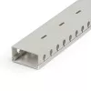 StarTech.com avatud pesaga kaablihaldustrass koos kattega, 2 tolli (50 mm) L x 1 toll (25 mm) K - 6,5 jala (2 m) pikkus - 1/4 tolli (8 mm) pesad, PVC võrgukaabli peidik / seinale kinnitatav juhtmekanal, max 25 kaablit, UL loetletud