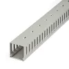 StarTech.com avatud pesaga kaablihaldustrass koos kaanega, 2 tolli (50 mm) lai x 2 tolli (50 mm) kõrge – 6,5 jalga (2 m) pikk – 1/4 tolli (8 mm) pesad, PVC võrgukaabli peidik / seinale kinnitatav juhtmekarp, mahutab kuni 80 kaablit, UL loetletud