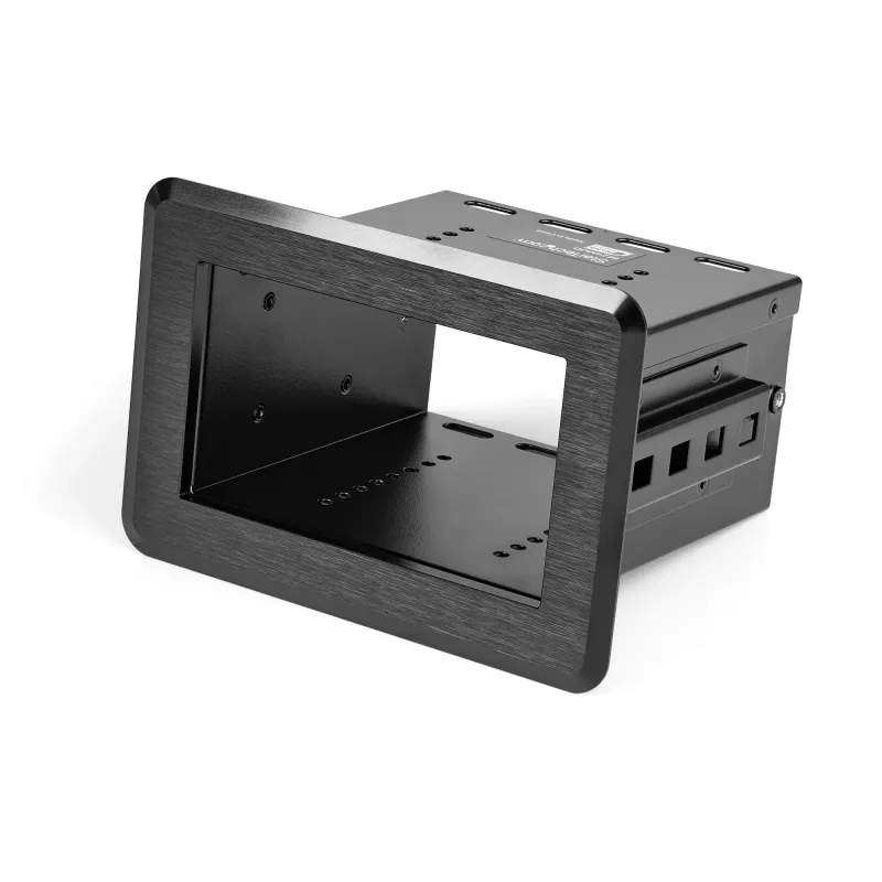 StarTech.com Konverentsiruumi dokkimisjaam – universaalne sülearvuti dokk – 4K HDMI, 60W toiteedastus, USB-jaotur, GbE, heli – laua sisse paigaldatav ühenduvuskarp väikese nõupidamisruumi/koosolekuruumi koostööruumi jaoks