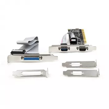 StarTech.com PCI jada- ja paralleelliidese kombokaart kahe RS232 jadapordiga (DB9) ja 1 paralleelse LPT-pordiga (DB25) – PCI komboadapterkaart – PCI laienduskaardi kontroller – PCI printerikaart