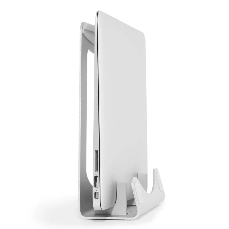 StarTech.com sülearvuti alus – 2-in-1 sülearvuti tõstukalus või vertikaalalus – ideaalne ultrabookidele ja MacBook Pro/Air – ergonoomiline nurga all sülearvutihoidik kontorilauale – hõbedane, alumiinium