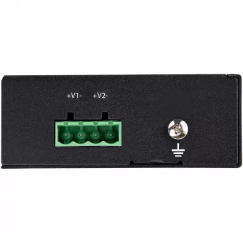 StarTech.com Industrial Gigabit Ethernet PoE-sisestaja - 30W 802.3at PoE+ Midspan 48V-56VDC DIN-liistuga Power over Ethernet sisestaja adapter - -40°C kuni +75°C kaamerad/andurid/WiFi-pääsupunkt