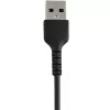 StarTech.com 12tolline (30cm) vastupidav must USB-A kuni Lightning kaabel - tugev vastupidav aramiidkiust USB tüüp A kuni Lightning laadija/sünkroniseerimise toitejuhe - Apple MFi sertifitseeritud iPad/iPhone 12