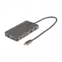 StarTech.com USB-C multipordiadapter – HDMI 4K 30 Hz või VGA reisidokk – 5 Gbps USB 3.0 jaotur (USB-A / USB-C pordid) – 100 W toiteedastus – SD/microSD – GbE – 30 cm kaabel – USB-C minidokk