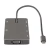 StarTech.com USB-C multipordiadapter – HDMI 4K 30 Hz või VGA reisidokk – 5 Gbps USB 3.0 jaotur (USB-A / USB-C pordid) – 100 W toiteedastus – SD/microSD – GbE – 30 cm kaabel – USB-C minidokk