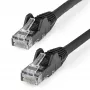 StarTech.com 7m CAT6 Etherneti kaabel – LSZH (madal suits, null halogeeni) – 10 Gigabit 250Mhz 100W PoE RJ45 10GbE UTP võrgu ühendusjuhe takerdumisvastane koos tõmbetugevdusega – must, CAT 6, ETL kinnitatud, 24AWG